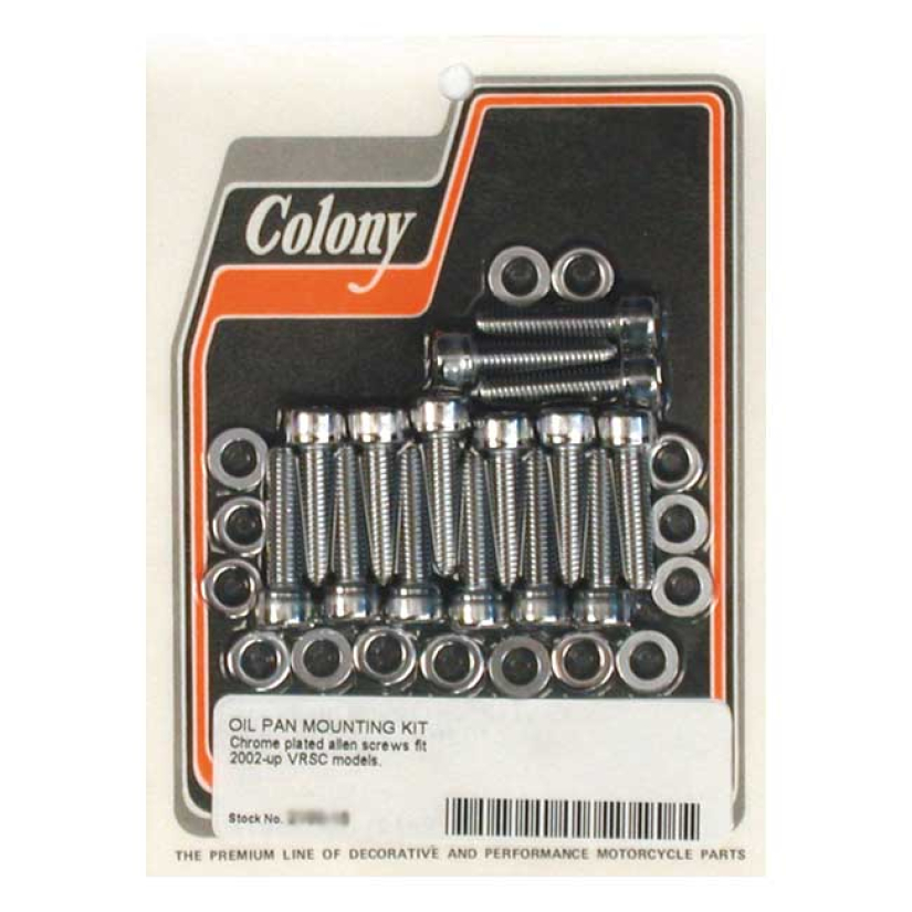 COLONY OIL PAN MOUNT KIT CHROME ALLEN 02-17 V-ROD (NU) 990267