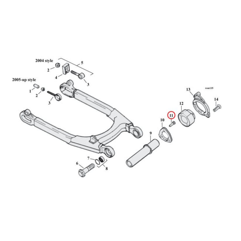 BOLT, TORX HEAD 990552