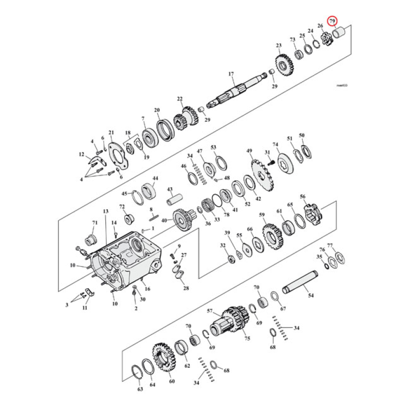 INNER RACE, BEARING. TRANSM. 990929