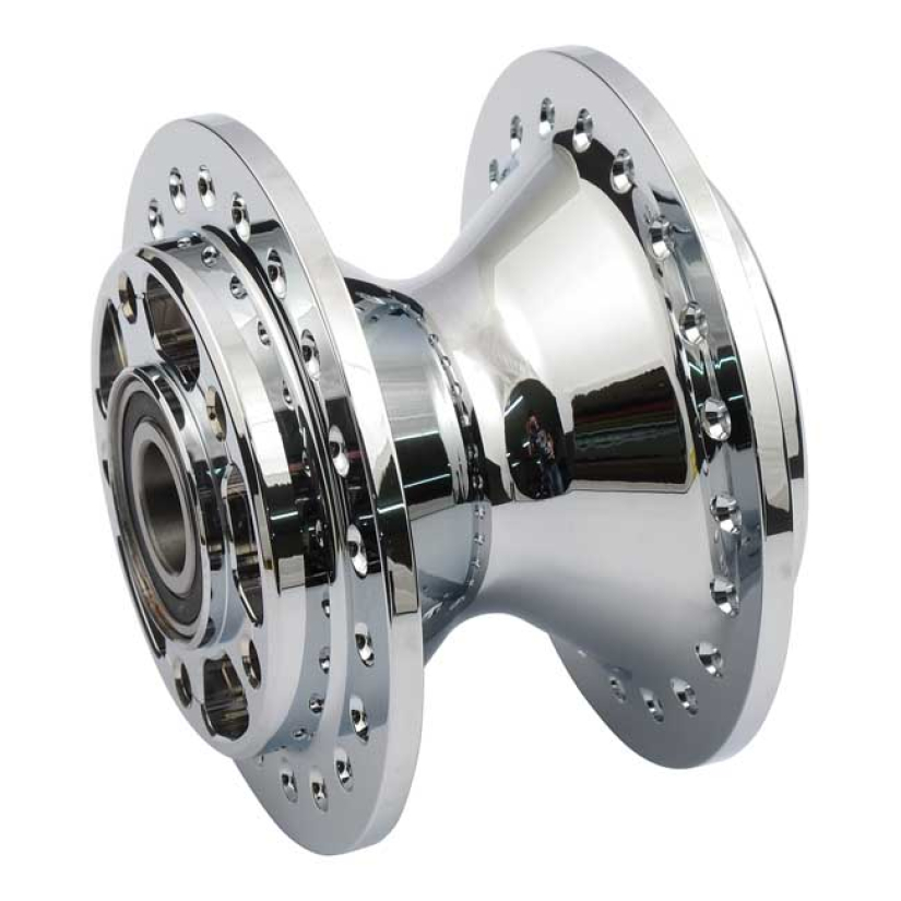 FRONT WHEEL HUB, CHROME 04-05 DYNA 991246