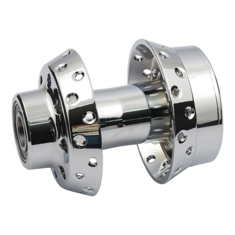 FRONT WHEEL HUB, CHROME 991249