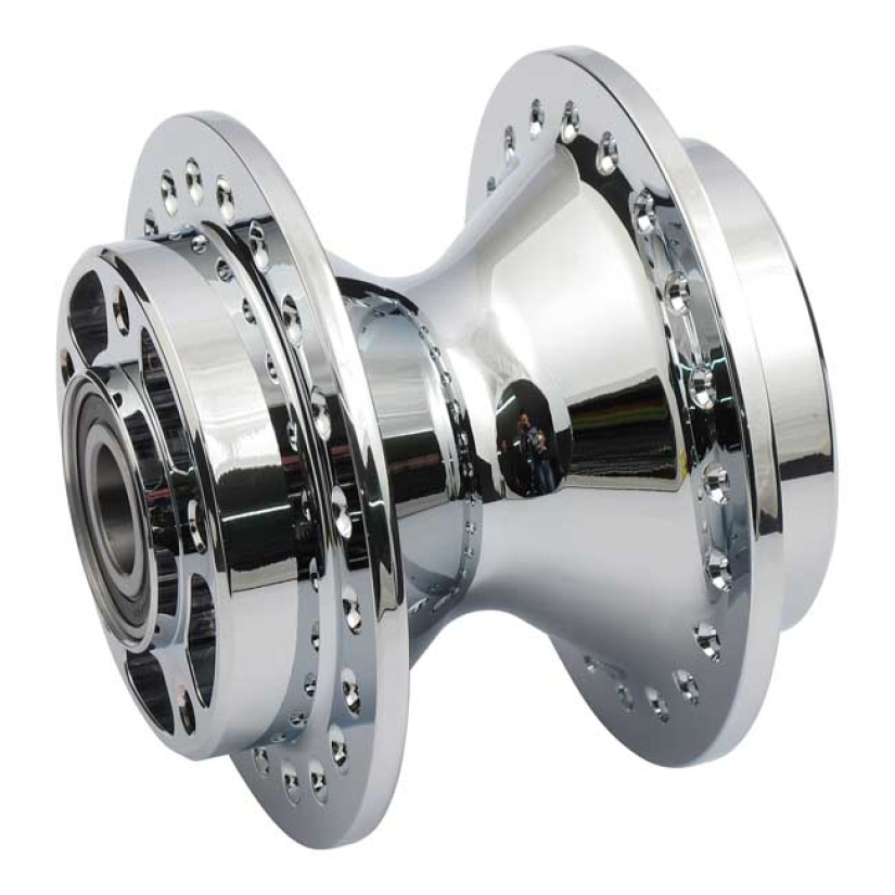 FRONT WHEEL HUB, CHROME 06-07 DYNA 991254