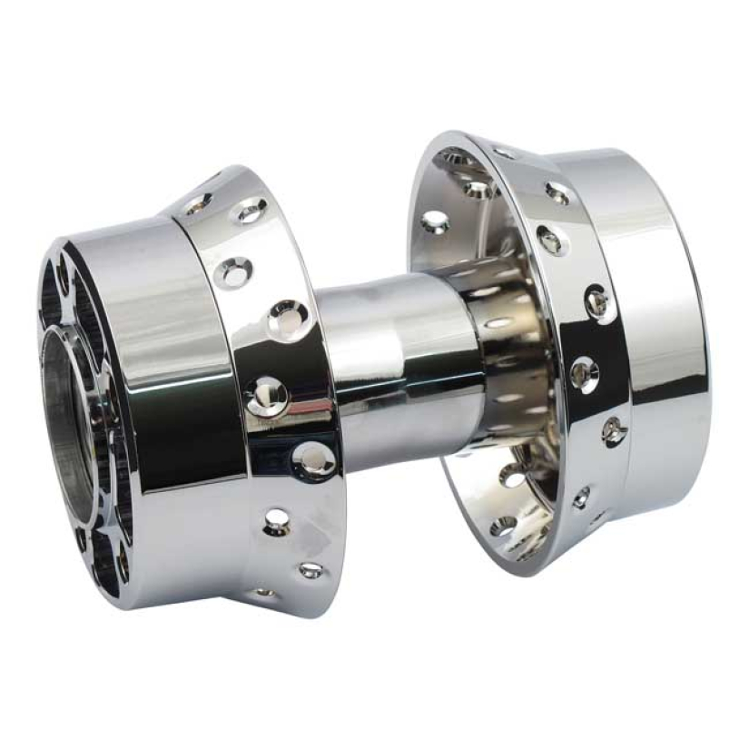 REAR WHEEL HUB, CHROME 991259