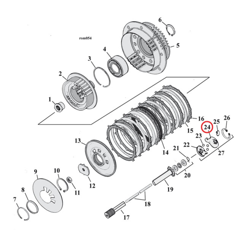 CLUTCH RELEASE RAMP, INNER 995287